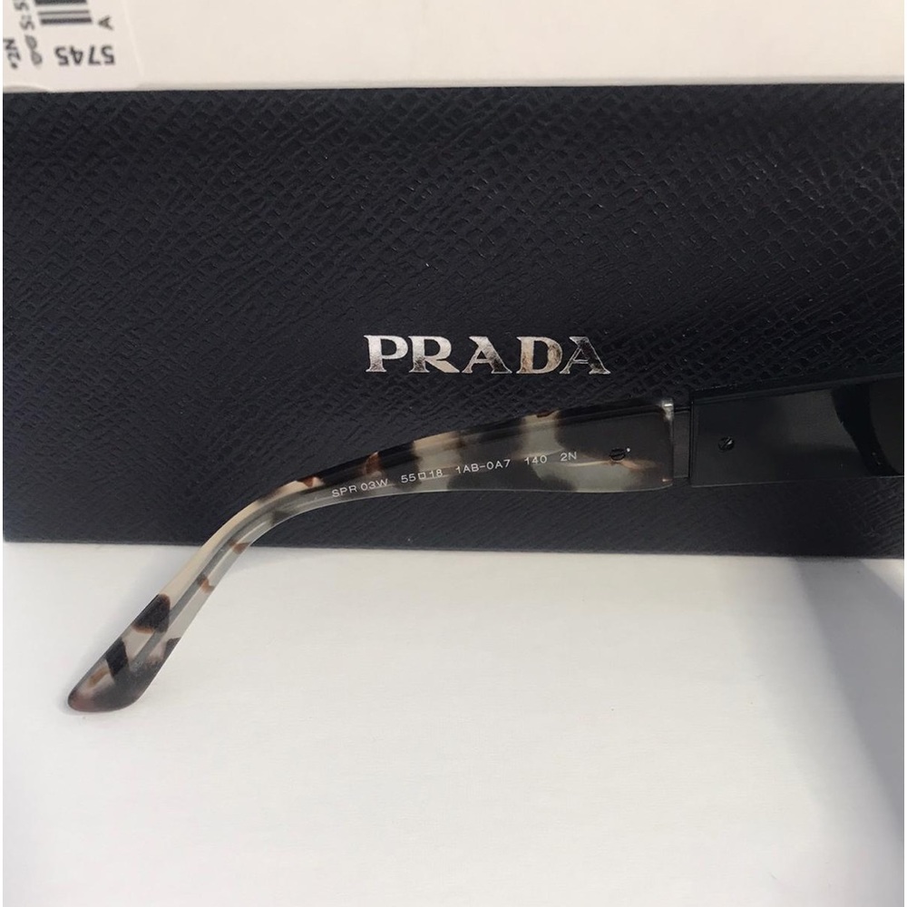New Prada Cat-eye PR 03WS Black Sunglasses - Picture 10 of 10